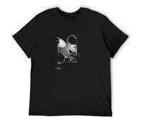 Keith Moon Backlit Drummer Hi Fidelity Camiseta de manga corta para hombre, color negro, Negro , S