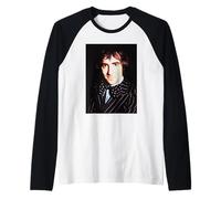 Keith Moon Baterista con Banda de Rock The Who 1973 Camiseta Manga Raglan