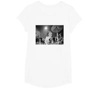 Keith Moon The Who Baterista Live In Reading 1971 Camiseta, Niñas, Blanco, L