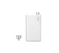 KEITH Petaca de titanio portátil Hip Flask pequeña botella de agua para whisky, licor y alcohol con embudo, equipo de camping (100 ml Ti9306)