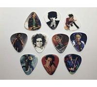 KEITH RICHARDS - Juego de púas para guitarra (10 púas/10 diseños diferentes)