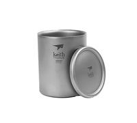 Keith Ti3342 - Taza, doble pared, titanio