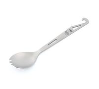 Keith Ti5311 Titanium Bottle Opener Spork Spoon para senderismo al aire libre