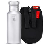 Keith Titan Sports Water Bottle - Leak-proof & Metal Water Bottle with Thermal Lid for Hiking, Gym and Outdoor Adventure (550 Ml)