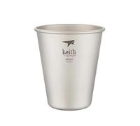 Keith Titanium - Vaso de titanio Ti9001, unisex, color gris (titanio), talla única