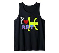 Keith Whimsy Graffiti Art, caricatura brillante, artístico audaz Camiseta sin Mangas