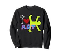 Keith Whimsy Graffiti Art, caricatura brillante, artístico audaz Sudadera