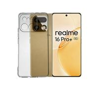 KEJI Funda para Realme 16 Pro +/16 Pro Plus 5G, funda de TPU suave, transparente compatible con Realme 16 Pro +/16 Pro Plus 5G, funda blanda de silicona flexible (transparente)
