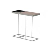 KEJIAWU Mesa Lateral 16,5 cm for Espacios Pequeños - Moderna, Metal, Salón, Dormitorio(46x16x44cm-A)