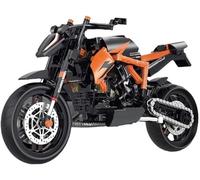 KeKeDuo Tecnología Motocicleta Bloques de construcción para Superduke 1290R Supermoto, 579 bloques de sujeción técnica de carreras Superbike maqueta compatible con otras marcas