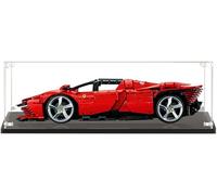 KeKeDuo - Vitrina acrílica para 42143 Ferrari Daytona SP3, transparente plexiglás pantalla caso anti-polvo caja