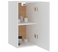 Keketa Armario Colgante de Cocina Madera Contrachapada Armario Colgar Armario Cocina para Guardar Cuencos, Platos, Ollas y Otros Electrodomésticos de Cocina Blanco 29,5x31x60 cm