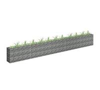 Keketa Arriate de Gaviones de Acero Galvanizado Cesta de Gaviones Vallas para Jardin Metalicas Gaviones para Piedras Gaviones Jardinera 450 x 30 x 60 cm