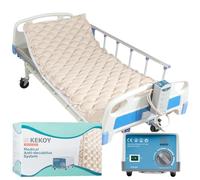 Kekoy Colchón antiescaras de presión alterna, Bomba silenciosa, Impermeable, previene heridas de presión Grado I, para hospitales, hogares y Camas Hospitalarias, 200x90 cm