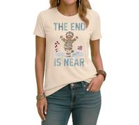 Keks Coockies | The End is Near | Ugly Christmas Sweater Christmas Sweater Navidad Sudadera Mujer Camiseta, natural, XL