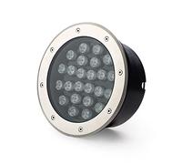 KEKSIS Al Aire Libre Lámpara Subterránea LED Ronda Lámpara De Paisaje AC85-265V Impermeable IP66 Foco Empotrable para Terraza, Jardín, Camino, Patio, Escalón (Color : Warm White, Size : 12W)
