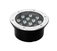 KEKSIS Foco LED Empotrable En El Suelo, Lámparas Empotrables para Exteriores AC85-265V Iluminación De Pasarela, IP66 Impermeable para Jardín, Terraza De Camino, Iluminación Exterior (Color : White,