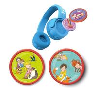 Kekz Set de iniciación: Auriculares para Galletas, Color Azul, Incluye Juego de Audio Cookie Crew & Wunderkekz, Amazon Exclusivo con 2 Chips de Audio La Escuela de Animales mágicos, Auriculares para