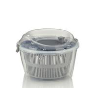 Kela 11907 Lechuga Mailin, PP de plástico, 17,50 cm, diámetro 24,5 cm, 4,4 l, Gris