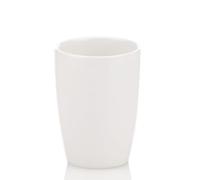 Kela 18588 Natura - Vaso para Cepillo de Dientes de cerámica, Color Blanco