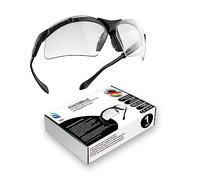 kela 1x Gafas de seguridad SKY | Fabricado en Alemania | Gafas de trabajo con revestimiento antivaho, buena protección lateral | lentes transparentes con patillas ajustables | gafas deportivas