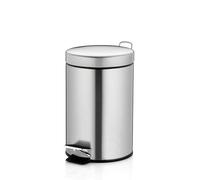 Kela Cubo de cosméticos Impronta 3 litros Silent Close, Stainless Steel, Silver, One Size
