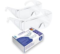 kela 2x Gafas de seguridad P1S1 I Made in Germany | Gafas de trabajo con Lentes de seguridad antivaho y protección UV |ligeras y transparentes | Cubregafas protectoras y gafas deportivas