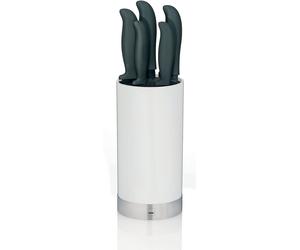 Kela Acida juego de cuchillos 11x11x34.5 cm blanco KE-11286