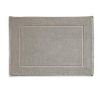 kela Alfombra de baño 70 x 50 x 2 cm LADESSA, alfombra de baño gris, lavable, 100 % algodón, alfombra de baño mullida gris plateado
