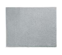 kela Alfombra de baño antideslizante 55 x 65 x 1,5 cm MAJA, alfombra de baño gris, lavable, poliéster reciclado, alfombra de baño mullida