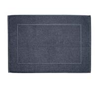kela - Alfombrilla de baño Lavinia, 100% algodón orgánico, 60 x 100 cm, color azul oscuro
