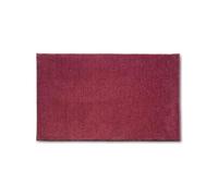 kela - Alfombrilla de baño Maja, 100% poliéster, color rojo frambuesa, 80 x 50 x 1,5 cm