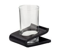 Kela Badkamer 20066 Vaso para beber, Poli, Negro