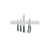 kela Barra magnética para cuchillos 36 x 5 x 1,5 cm PLAN, soporte para cuchillos de acero inoxidable, soporte magnético para herramientas y cuchillos, plata mate
