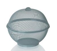 Kela Cesta de Frutas como 26,5 x 24,5 cm de Metal Gris, Acero, 26.5 x 26.5 x 24.5 cm