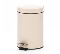 Kela Cubo de cosméticos Mónaco 3 litros, Metal, Beige, 17 cm