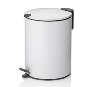 kela Mats Cubo para cosméticos, Metal, Blanco, 5 L