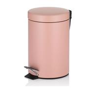 Kela Kosmetikeimer Rose Metall perlrosa 26, 0cm 17, 0cmØ 3, 0l Cubo de cosméticos Mónaco 3 litros, Metal, One Size