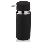 Kela 300 ml per, jabón de cerámica Negra, Superficie Antideslizante, Botella, dispensador de detergente, Mate, 6,50x6,50x16,50 cm