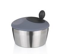 kela ensalada spinner acero inoxidable con tapa 24,5cm, ensalada spinner, tamiz de plástico para ensalada spinners o colador para verduras, frutas, penne, ROMY, mate