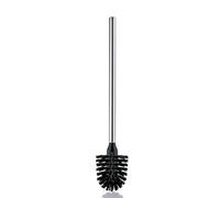 kela Escobilla para inodoro con mango de acero inoxidable de 42,5 cm, escobilla para inodoro, LA BROSSE ORIGINAL, acero inoxidable brillante, negro