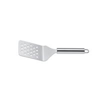 kela Espátula de acero inoxidable 26 x 6,5 cm RONDO, espátula apta para lavavajillas, brillante