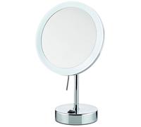 Kela espejo cosmético 12x31.5 cm redondo con iluminación cromo 20628