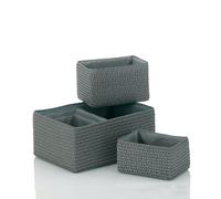 kela Juego de cestas Rimossa 5 Piezas. Gris, One Size (21783)
