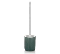 kela Juego de escobilla para Inodoro, cerámica, Verde Alpino, 10 x 10 x 45 cm