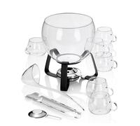 Kela Juntos 16667 - Bote para fuego (11 piezas, 3,5 L, cristal, transparentes, resistentes al calor hasta 120 °C, recipiente para bolos hasta 1000 °C)