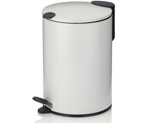 Kela Mats papelera 3 l blanco-negro 23613