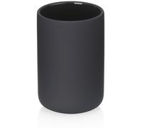 Kela Sana vaso para cepillos de dientes negro KE-23958