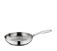 kela Sartén 24 cm sin recubrimiento FLAVORIA, sartén de inducción, sartén de acero inoxidable con fondo encapsulado de bajo consumo, apta para horno