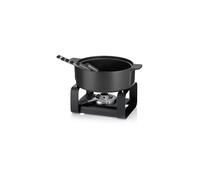 KELA Set de fondue de queso de 9 piezas ROMAN Cerámica Negro negro